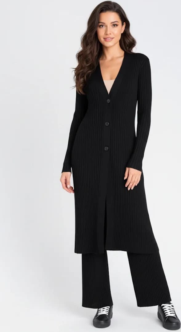 TWINSET | Pantalone palazzo in maglia - 4