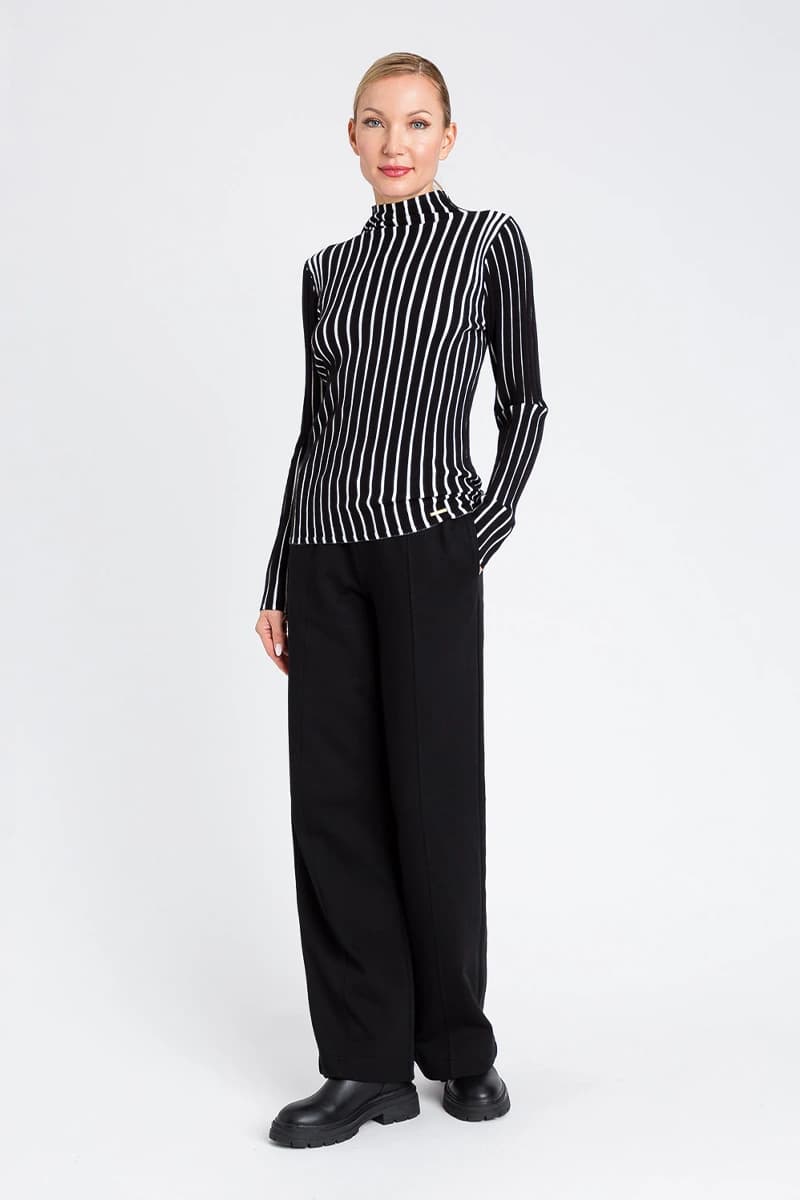 TWINSET | Maglia lupetto con stampa righe - 5