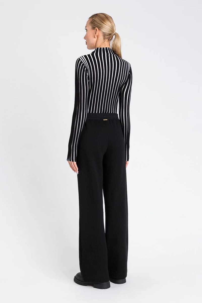 TWINSET | Maglia lupetto con stampa righe - 2