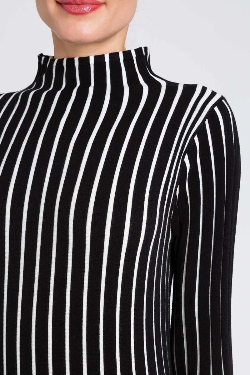 TWINSET | Maglia lupetto con stampa righe - 3