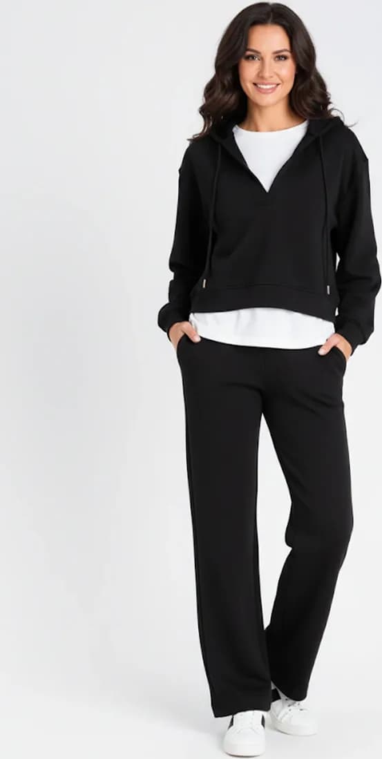TWINSET | Tuta felpa con zip e pantalone coulisse - 5