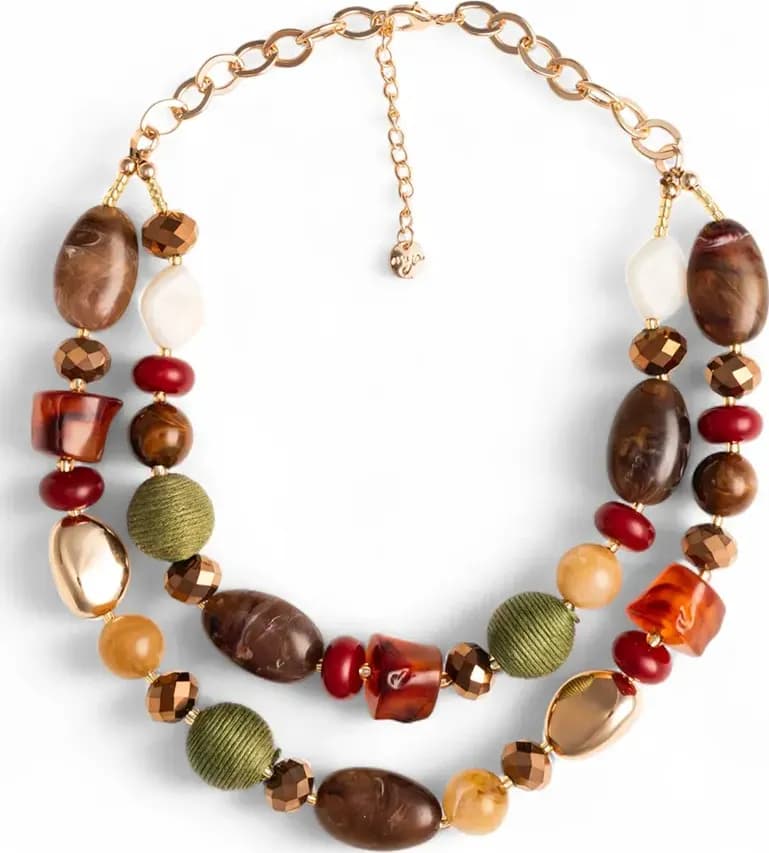 MYA ACCESSORIES | Collana girocollo a catena due fili - 2
