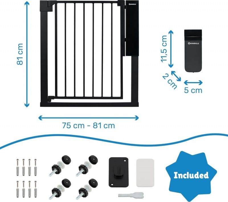 Cancelletto di Sicurezza da 70 a 80 cm SAFE & PASS Badabulle - 2