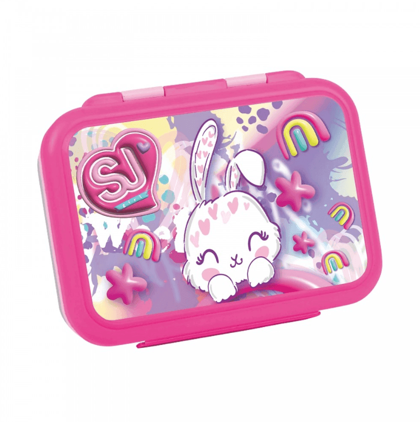 Seven - Portamerenda Sj Gang Boy and Girl - ml 850 base in acciaio - 4 fantasie - 4