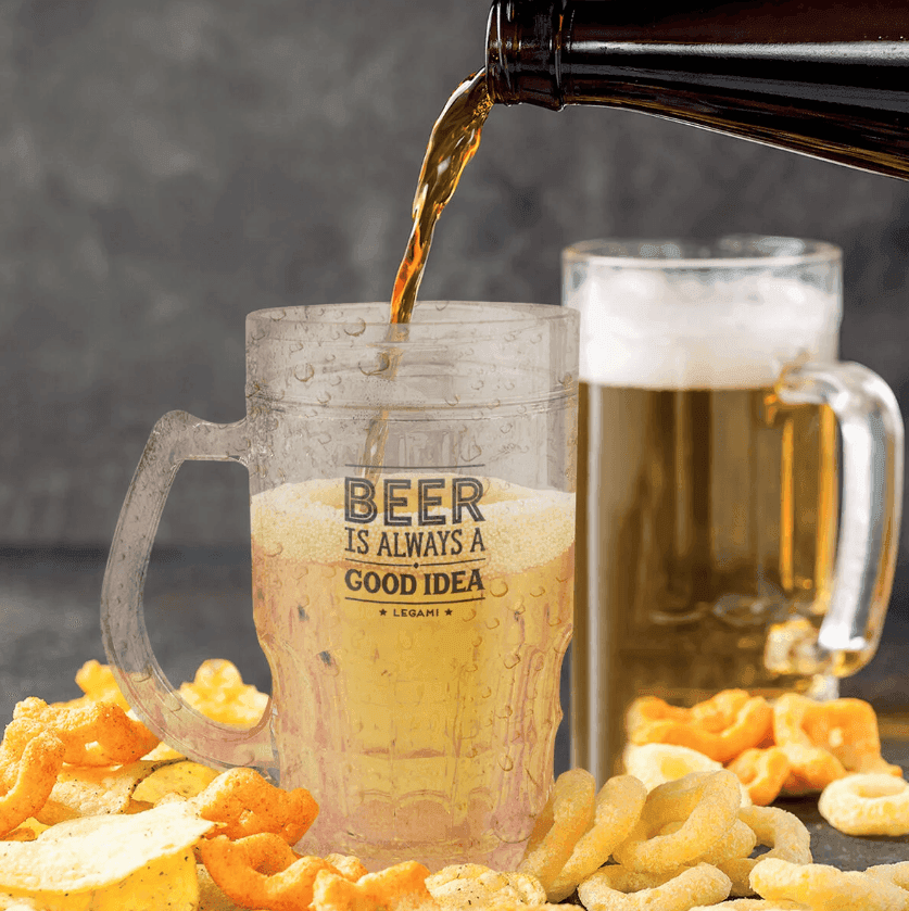 Legami - Boccale di Birra Refrigerante Mai più birra calda (BMUG0001) - 2