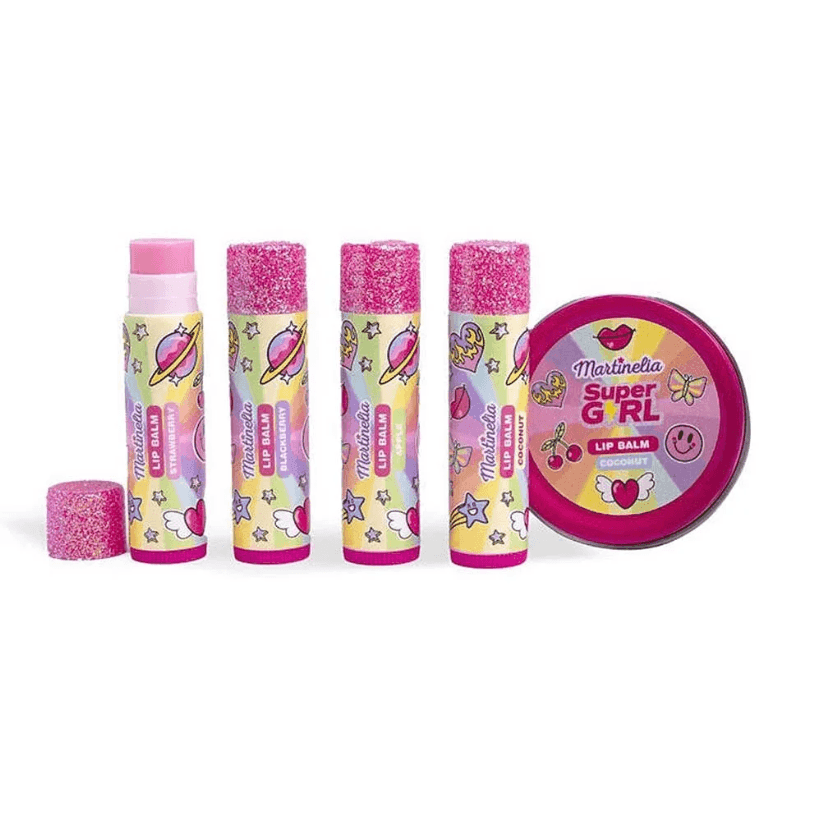 Martinelia - Beauty Set lucidalabbra Supergirl, 5 pezzi (85412) - 2