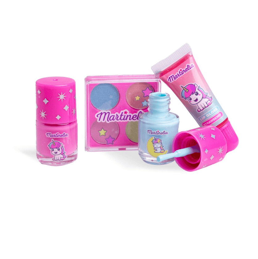 Martinelia - Beauty Set Trucco 4 pezzi smalto, lucidalabbra e ombretti (85493) - 2