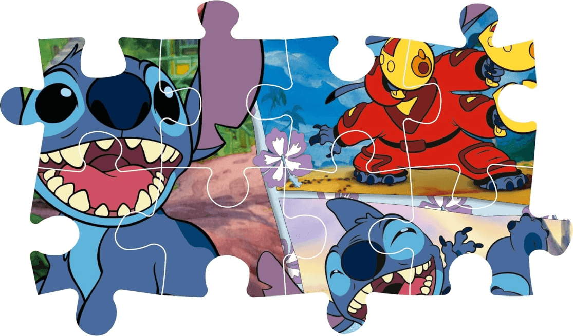 Clementoni - Puzzle Disney Stitch Supercolor -104 Maxi Pezzi 62x42 cm (+4 Anni) - 3