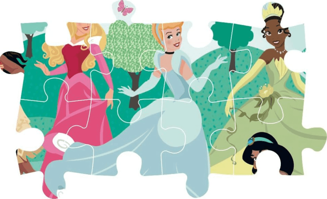 Clementoni - Puzzle Disney Princess Supercolor -104 Maxi Pezzi 62x42 cm (+4 Anni) - 3