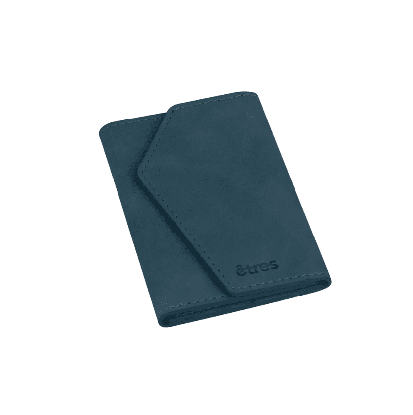 Etres - Portafoglio Easy Smart Icon si aggancia facilmente allo Smartphone - Blu (ET-ES002) - 2