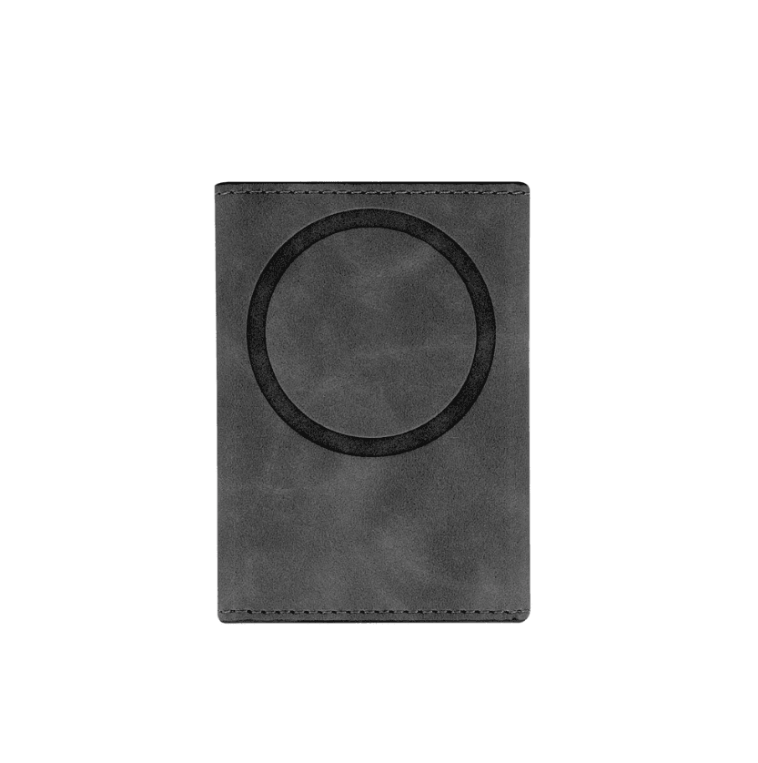 Etres - Portafoglio Easy Smart Icon si aggancia facilmente allo Smartphone -Nero (ET-ES001) - 3