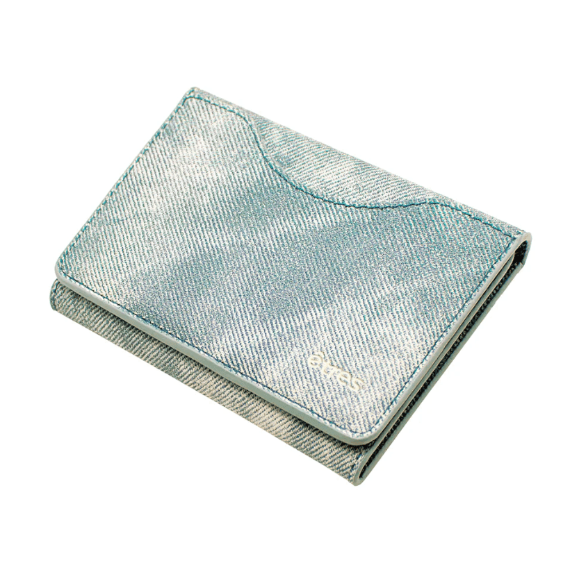 Etres - Portafoglio Smart Icon Jeans si aggancia facilmente allo Smartphone - Jeans Light Blue (ET-CL021) - 2