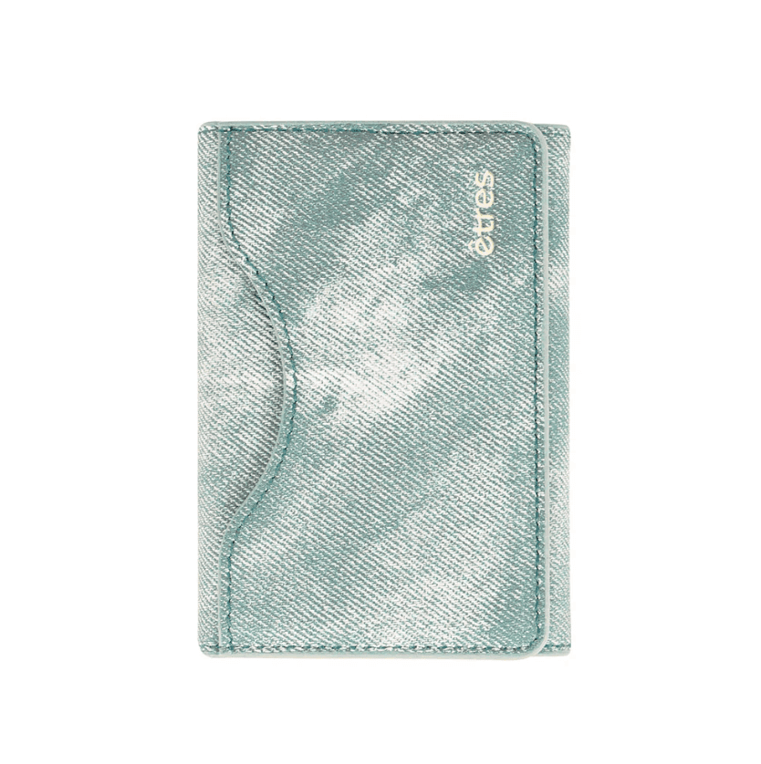 Etres - Portafoglio Smart Icon Jeans si aggancia facilmente allo Smartphone - Jeans Light Blue (ET-CL021) - 4