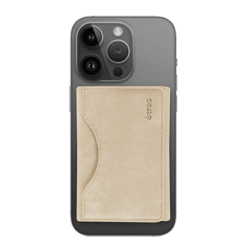 Etres - Portafoglio Smart Icon Jeans si aggancia facilmente allo Smartphone - Jeans White (ET-CL023) - 6