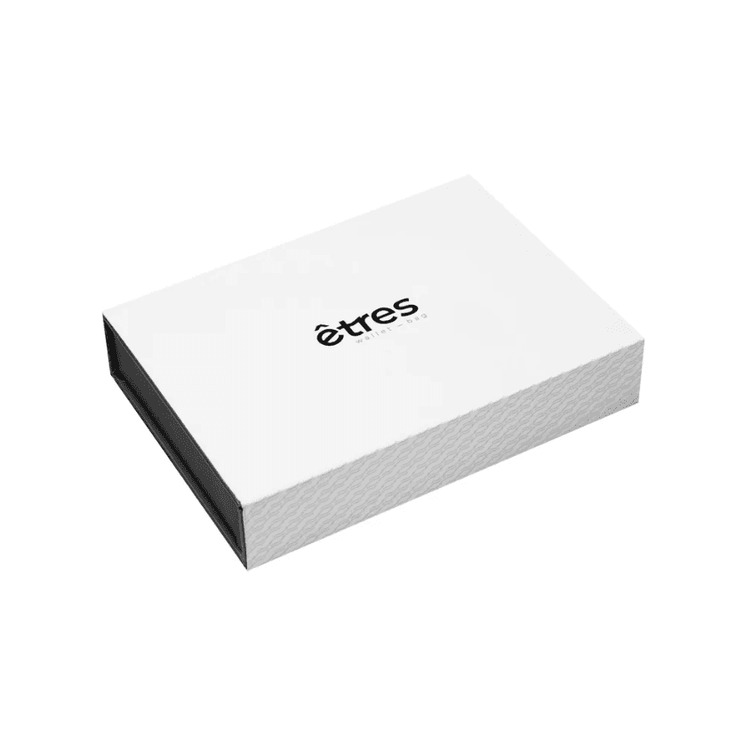 Etres - Portafoglio Smart Icon Jeans si aggancia facilmente allo Smartphone - Jeans White (ET-CL023) - 7