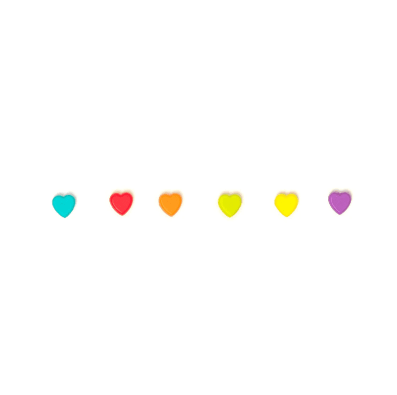 Set di 6 Segnabicchieri - Heart - Love Is In The Glass! (DRMA0005) - 3