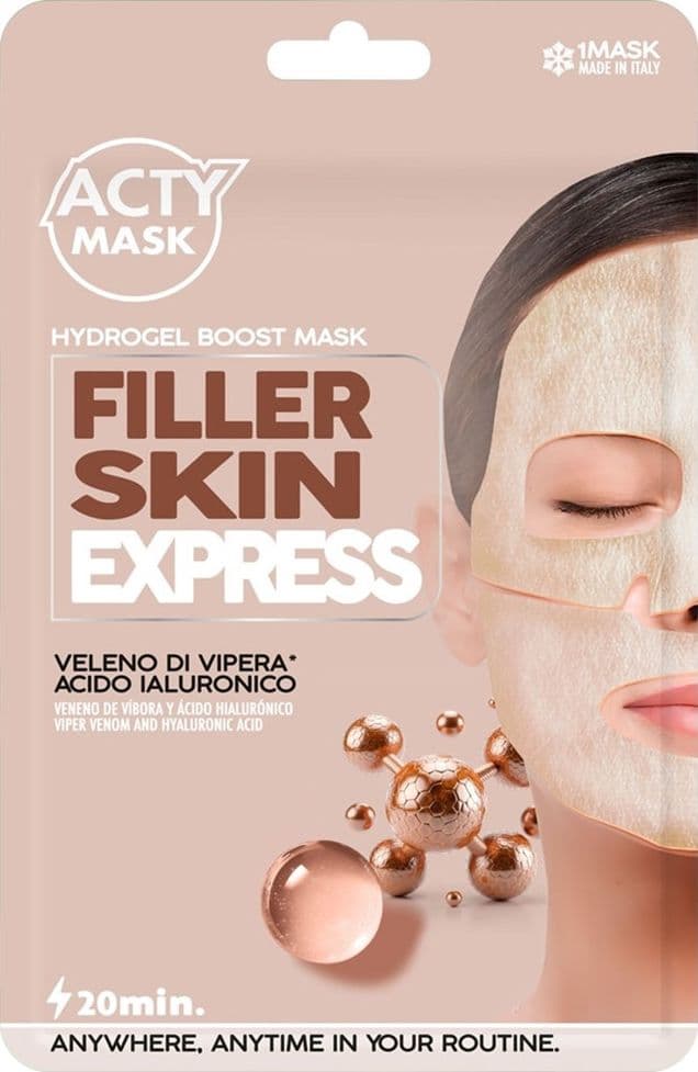 MASCHERA VISO FILLER RAPIDO HYDROGEL CON VELENO DI VIPERA ACIDO IALURONICO 005023V