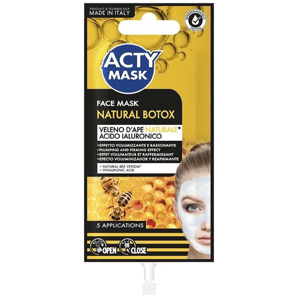 SET 3PZ MASCHERA VISO EFFETTO VOLUMIZZANTE RASSODANTE VELENO D'APE NATURALE 15ML 166670IE