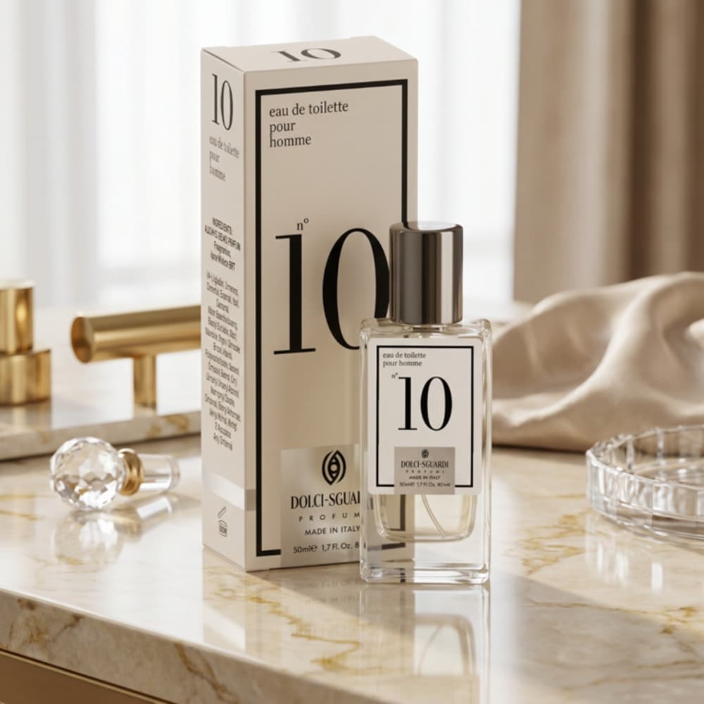 PROFUMO CORPO EAU DE TOILETTE PER UOMO N°10 DA 50 ML FRAGRANZA FOUGÈRE AGRUMATO 005632 - 3