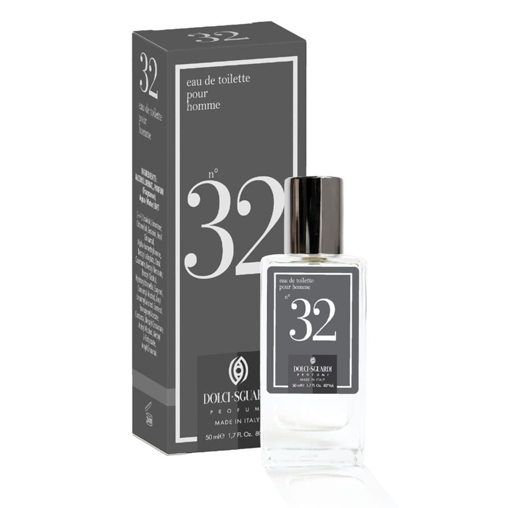 PROFUMO CORPO EAU DE TOILETTE PER UOMO N°32 DA 50ML FRAGRANZA ORIENTALE SPEZIATA 005809