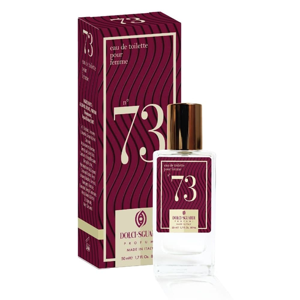 PROFUMO CORPO EAU DE TOILETTE DA DONNA N°73 DA 50ML FRAGRANZA SENSUALE MISTERIOSA 006035