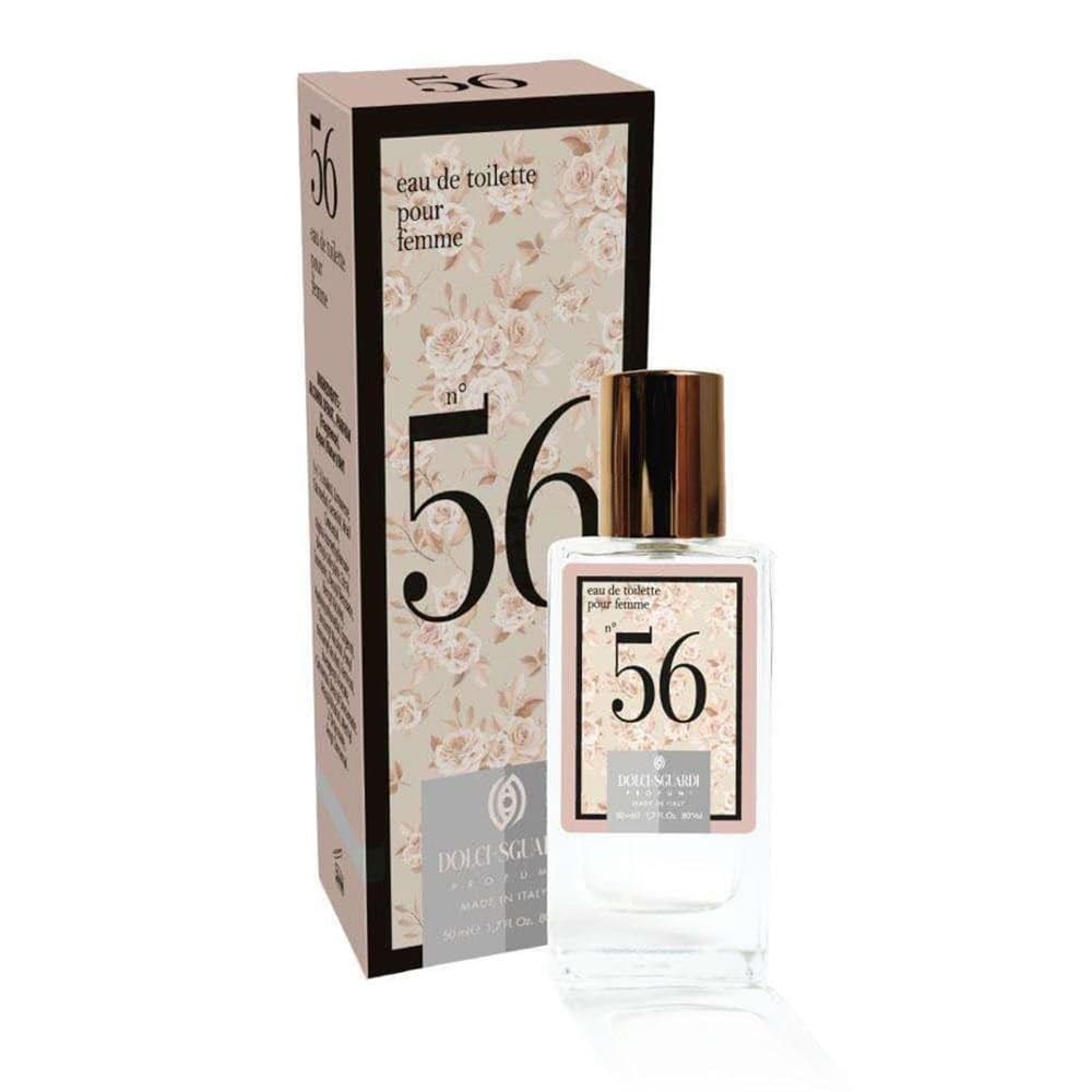 PROFUMO CORPO EAU DE TOILETTE DA DONNA N°56 50ML FRAGRANZA FLOREALE PURA AVVOLGENTE 016119