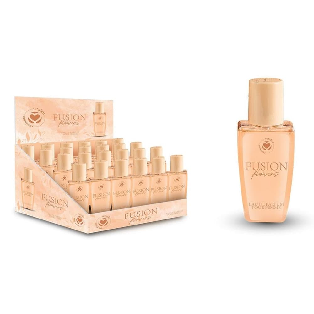 SET 24PZ BOCCETTA PROFUMO CORPO FUSION FLOWERS EAU DE PARFUM DA DONNA DA 50ML 024813