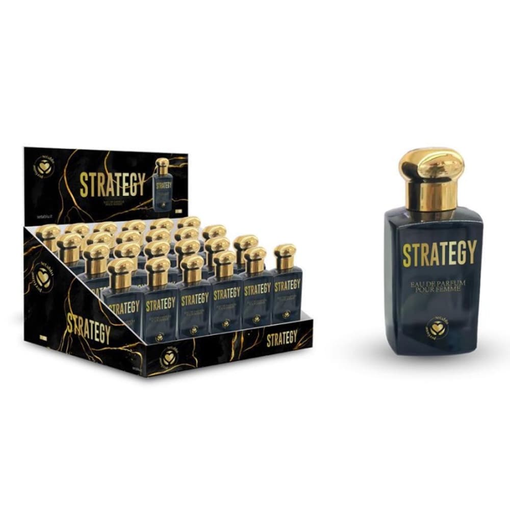 SET 24 PZ BOCCETTA PROFUMO CORPO STRATEGY EAU DE PARFUM DA DONNA DA 50 ML 025919