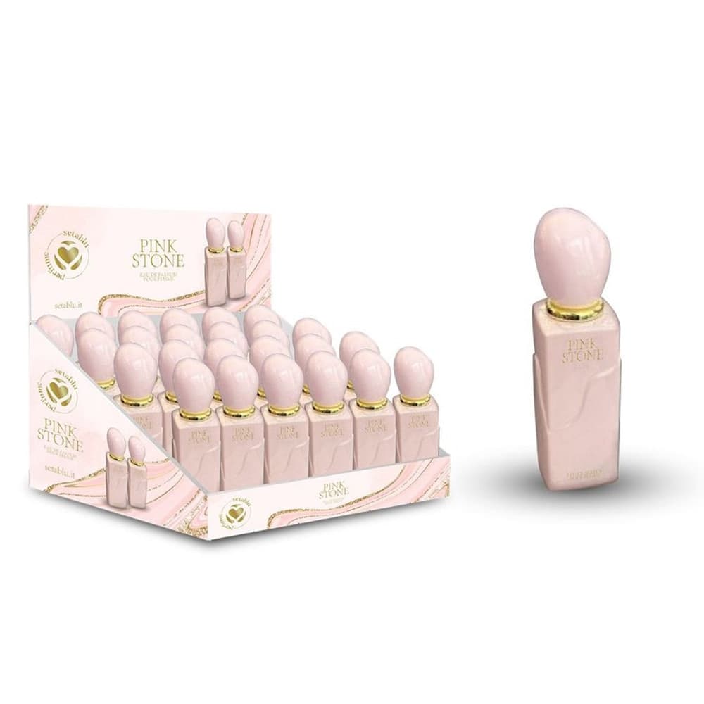 SET 24 PZ BOCCETTA PROFUMO CORPO PINK STONE EAU DE PARFUM DA DONNA DA 30 ML 025926