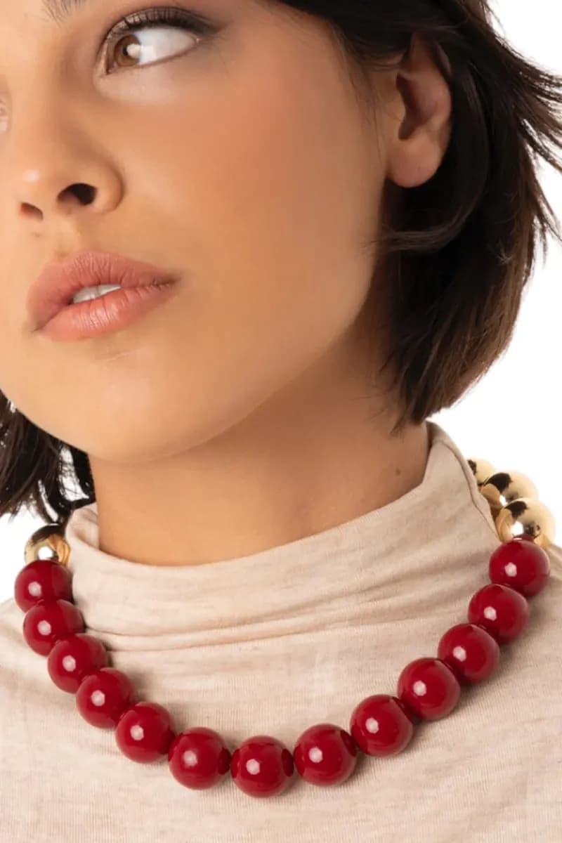 MYA ACCESSORIES | Collana girocollo con sfere - 5