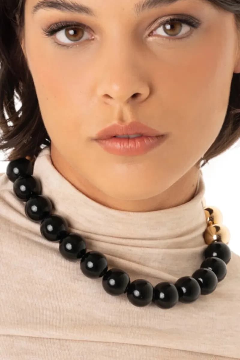 MYA ACCESSORIES | Collana girocollo con sfere - 5