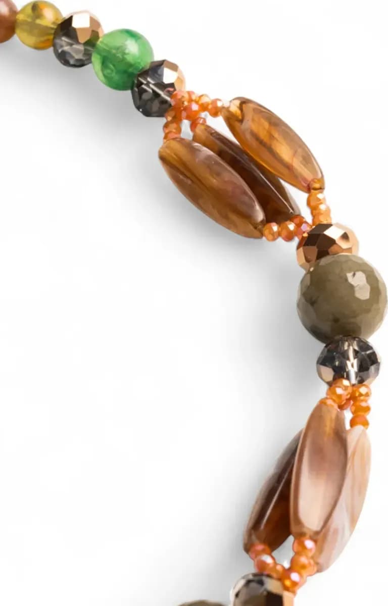 MYA ACCESSORIES | Collana girocollo con pietre in acrilico - 3