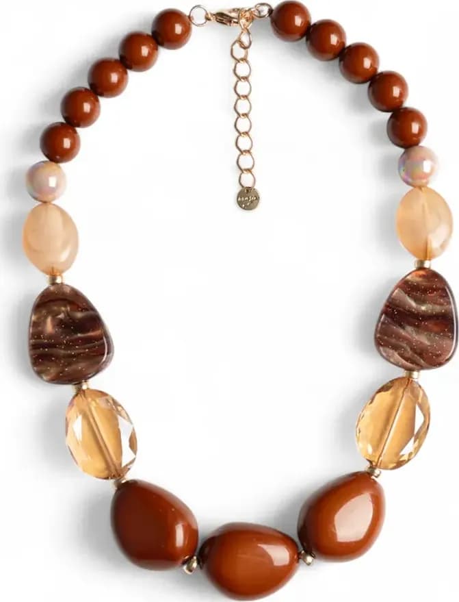 MYA ACCESSORIES | Collana girocollo con pietre in acrilico - 2