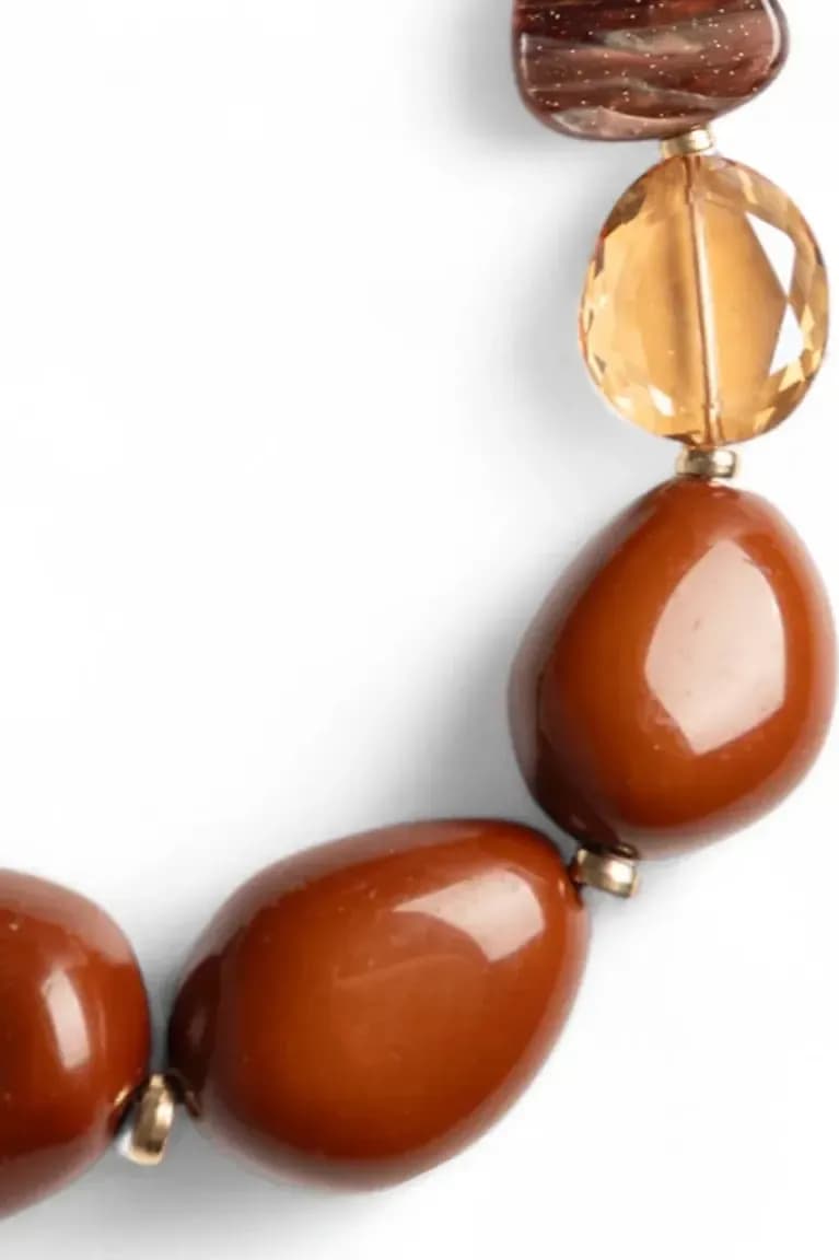 MYA ACCESSORIES | Collana girocollo con pietre in acrilico - 3