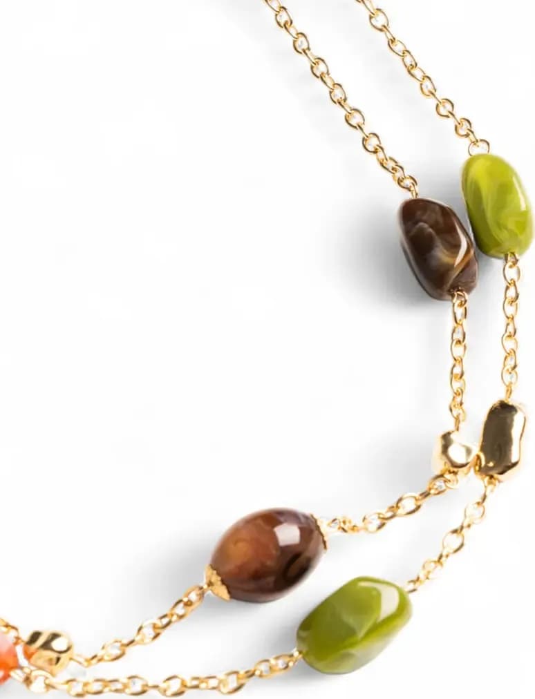 MYA ACCESSORIES | Collana lunga con pietre in acrilico - 3