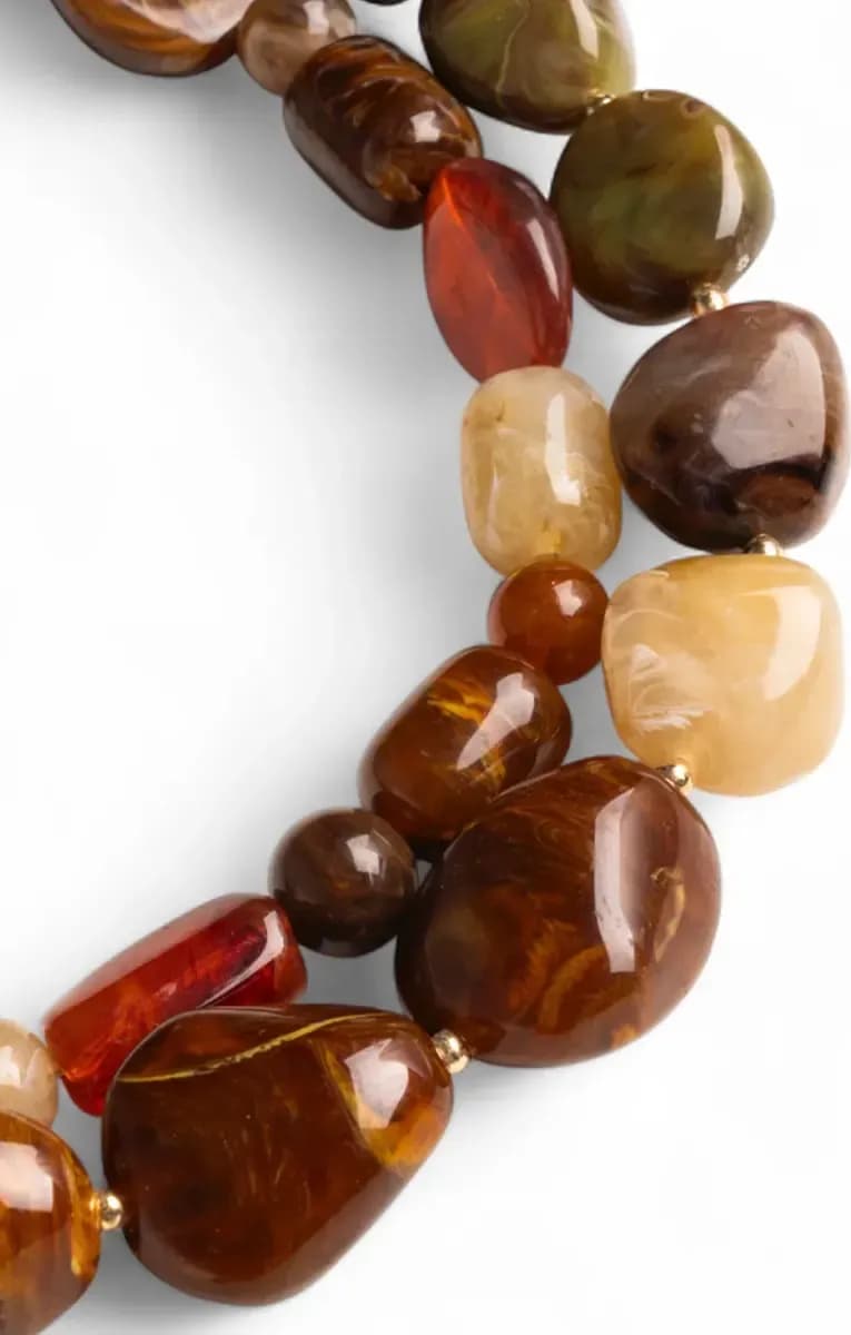 MYA ACCESSORIES | Collana girocollo con pietre in acrilico - 3