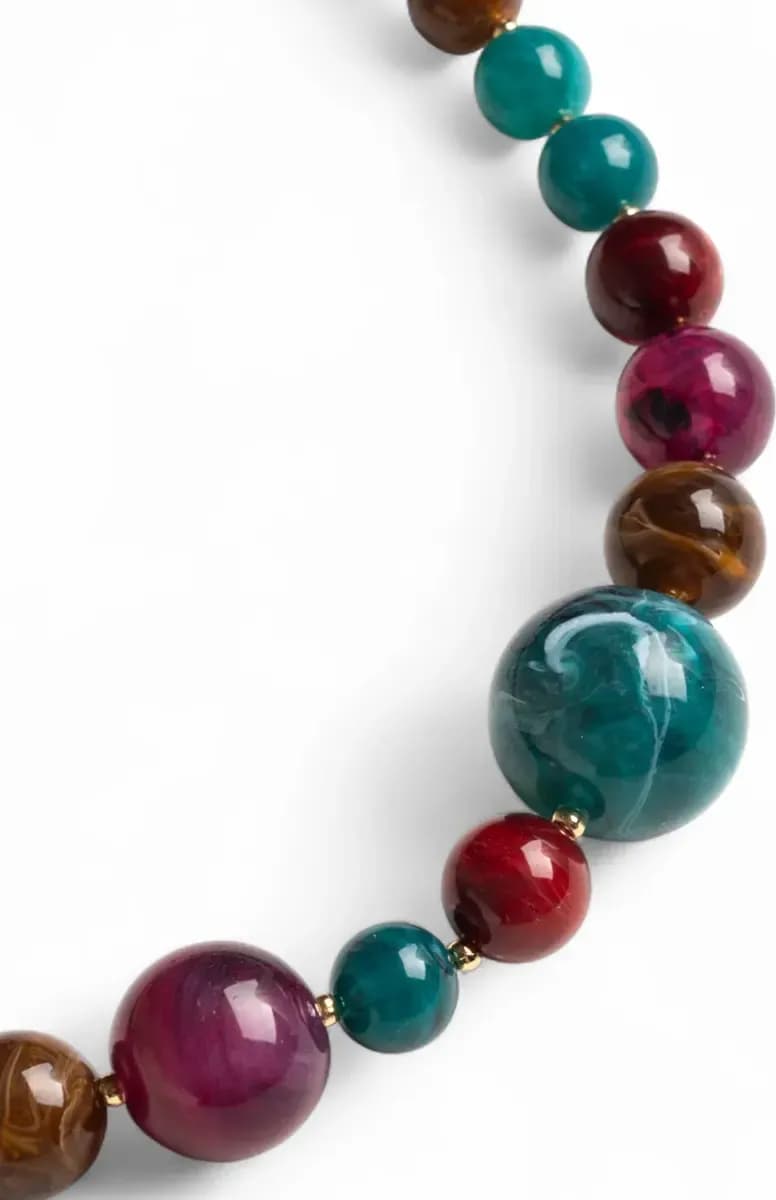 MYA ACCESSORIES | Collana girocollo con sfere in acrilico - 3