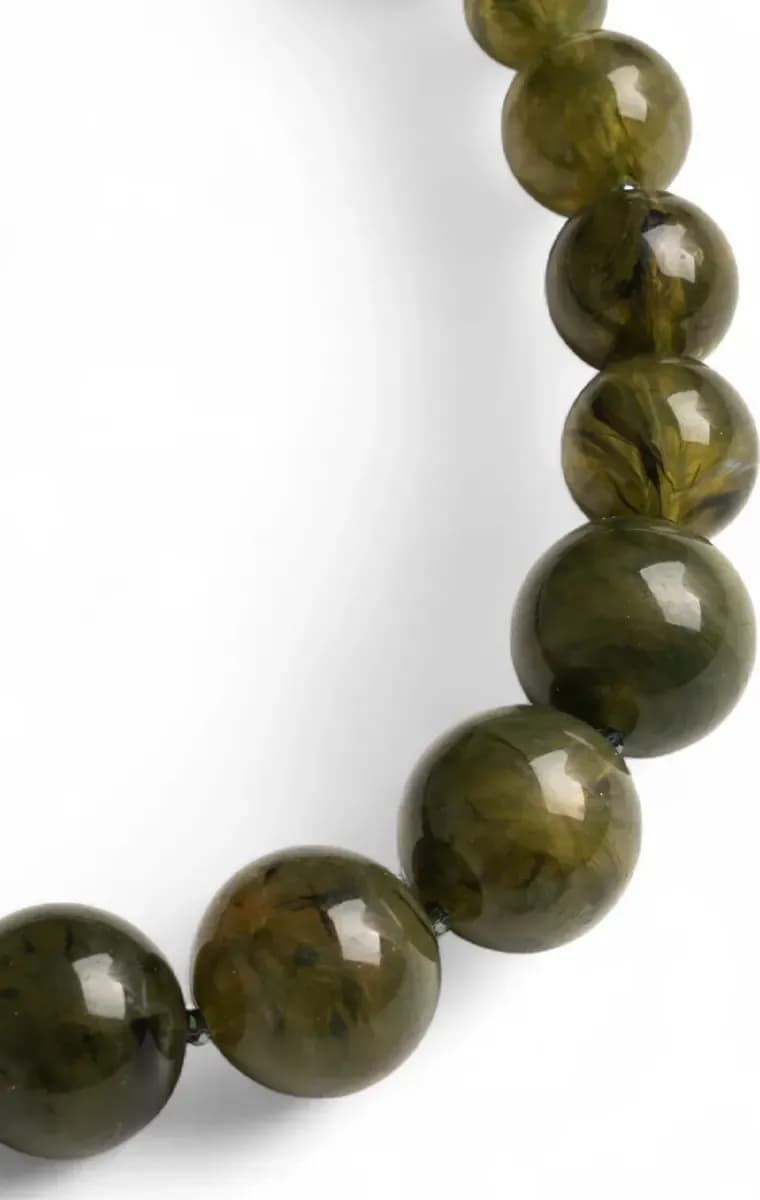 MYA ACCESSORIES | Collana girocollo con sfere in acrilico e vetro - 3