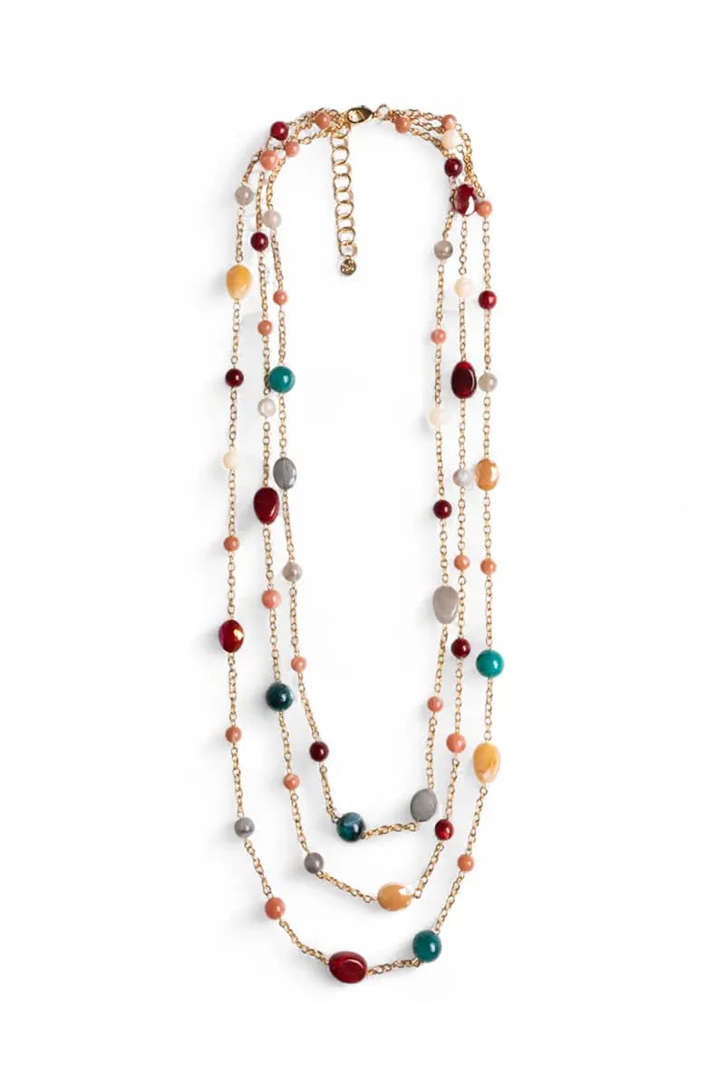 MYA ACCESSORIES | Collana lunga con pietre in acrilico - 2