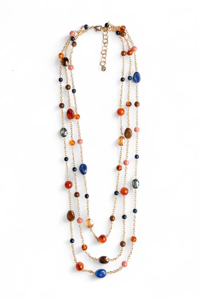 MYA ACCESSORIES | Collana lunga con pietre in acrilico - 2