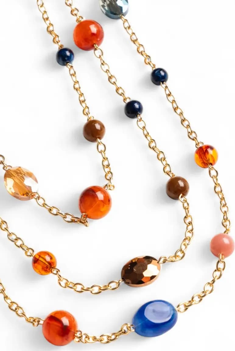 MYA ACCESSORIES | Collana lunga con pietre in acrilico - 3