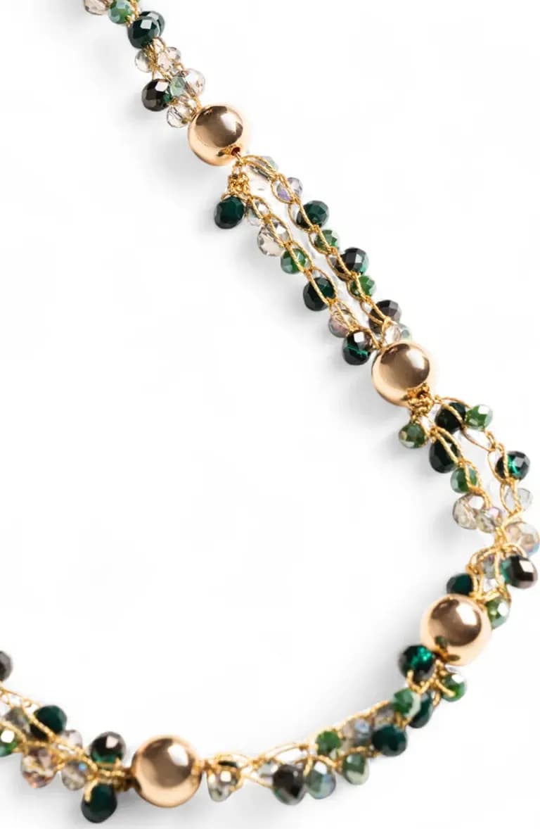 MYA ACCESSORIES | Collana lunga a catena con microcristalli - 3