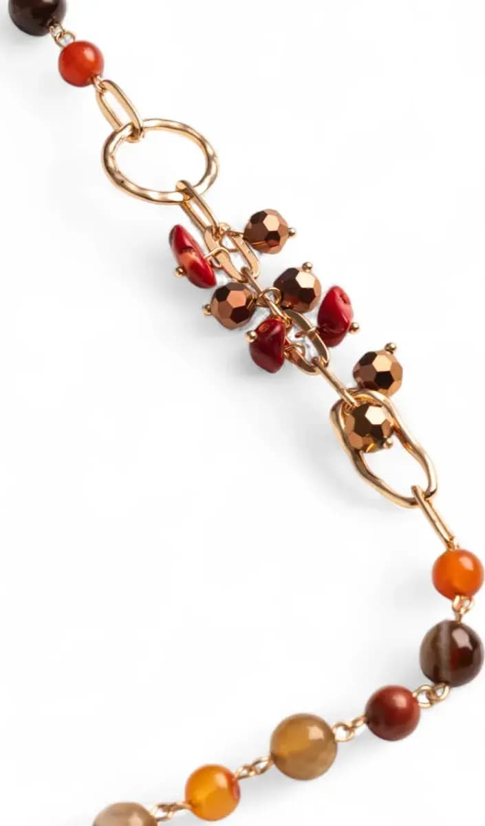 MYA ACCESSORIES | Collana lunga con pietre semidure - 3