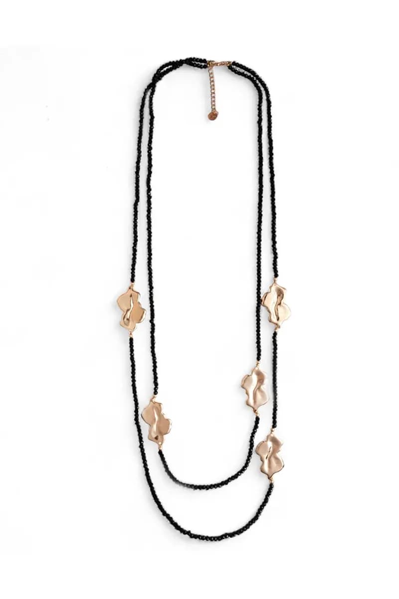 MYA ACCESSORIES | Collana lunga con microcristalli in vetro - 2