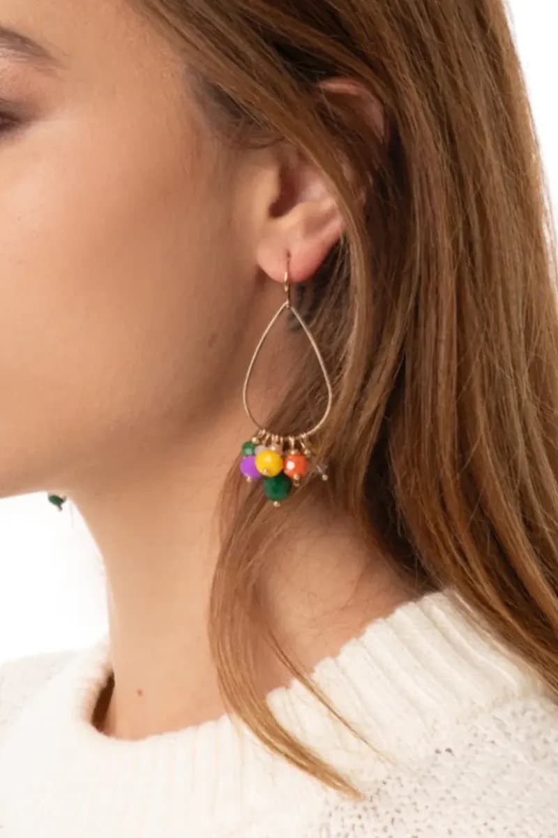 MYA ACCESSORIES | Orecchini pendenti a goccia in metallo - 3