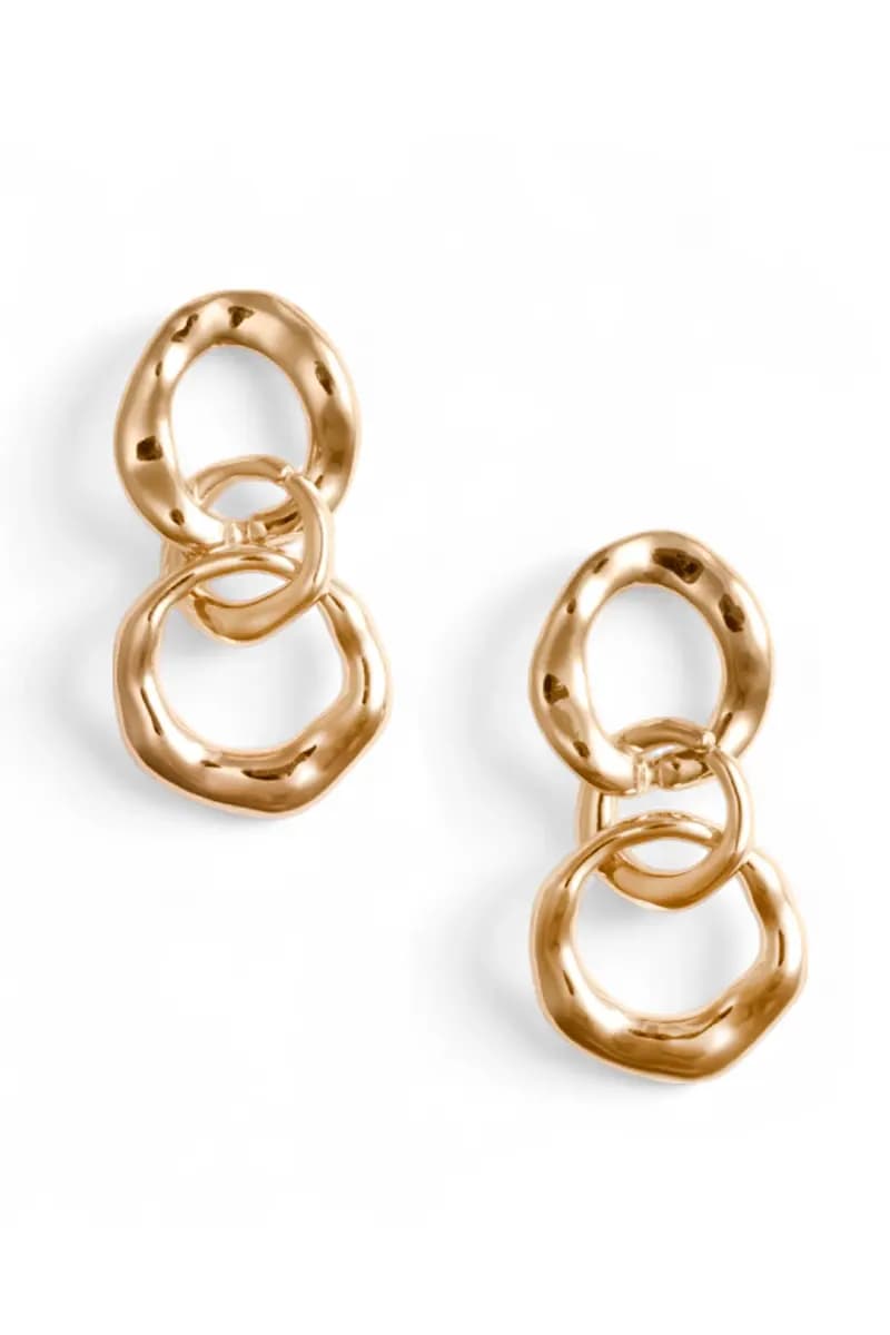 MYA ACCESSORIES | Orecchini pendenti con catena in metallo - 2