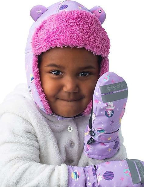 Cappello Aviatore Idrorepellente e Antivento - Unicorno Lilla - Morbid FlapJackKids - 2