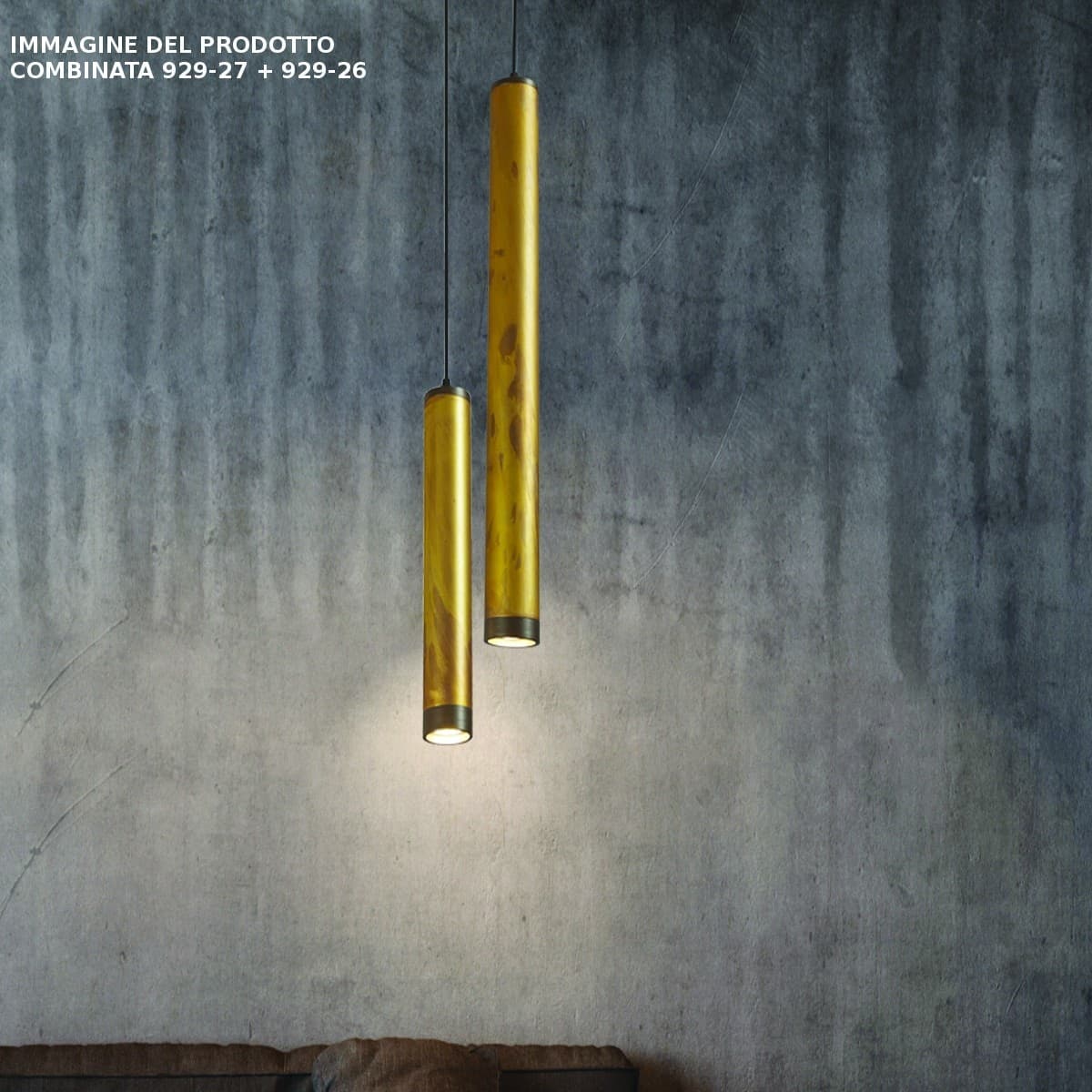 Lampadario classico Gibas LOLA 929 27 GU10 LED ottone sospensione - 3