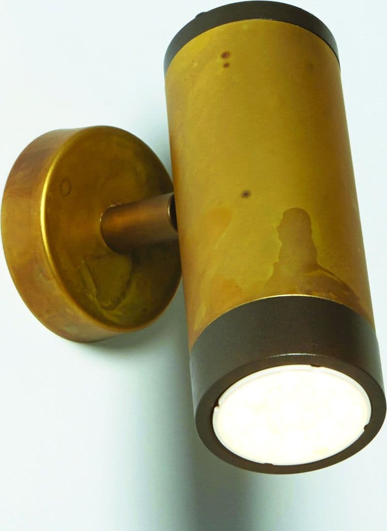 Applique classico Gibas LOLA 929 95 GU10 LED ottone spot orientabile - 2