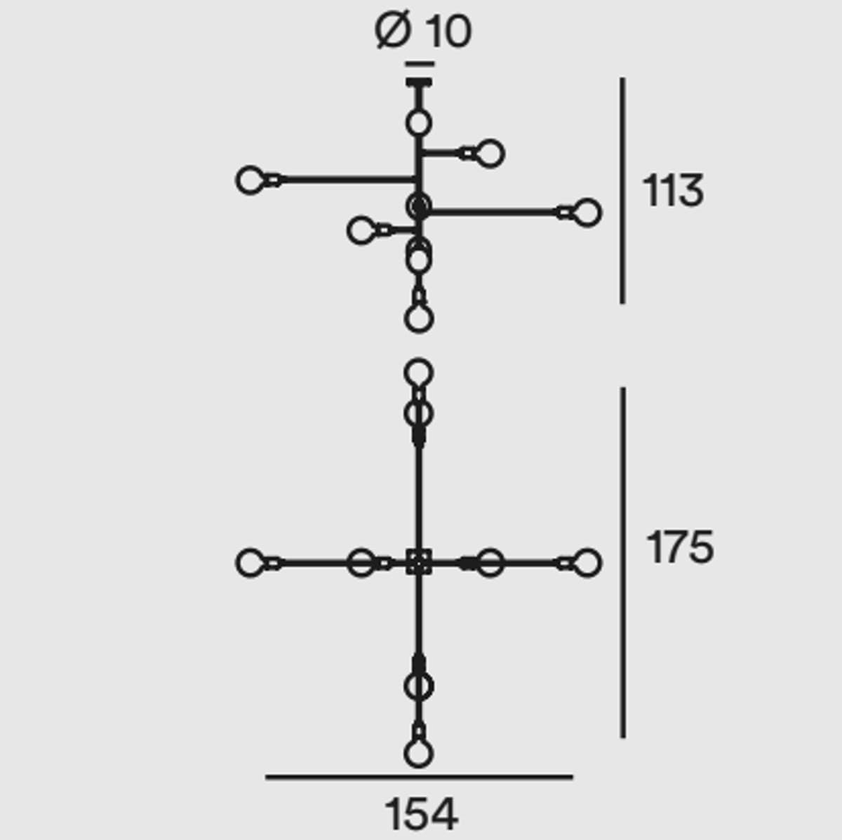 Lampadario classico Gibas AGO' 103 19 E27 LED metallo sospensione - 5